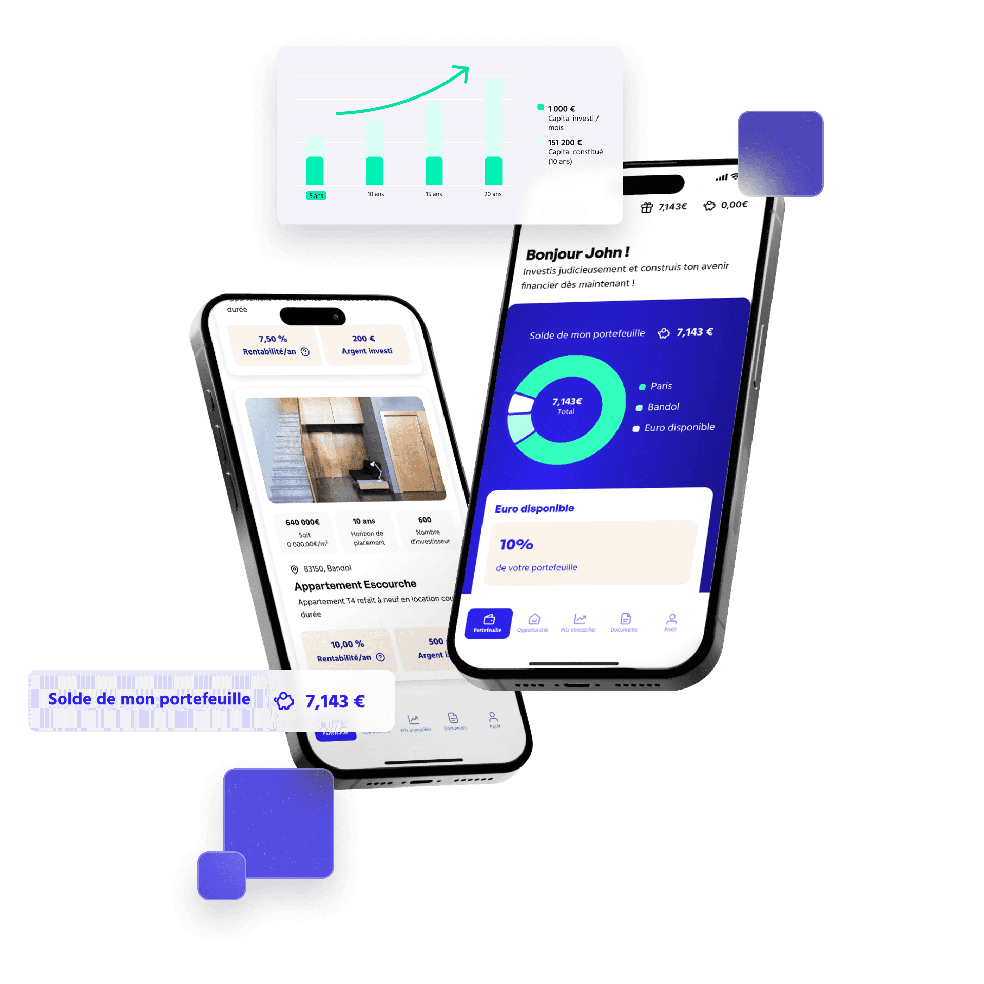 Ergonomic phone interface views